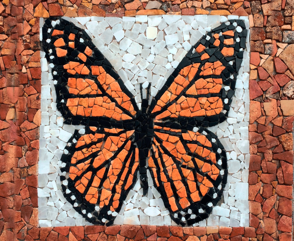 Mariposa de mármol