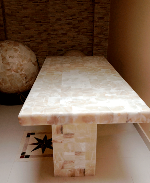mesa de marmol