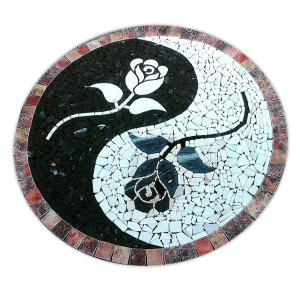 yin y yan de flores